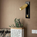 Contemporary Wall Lamp for Bedside with Adjustable Features