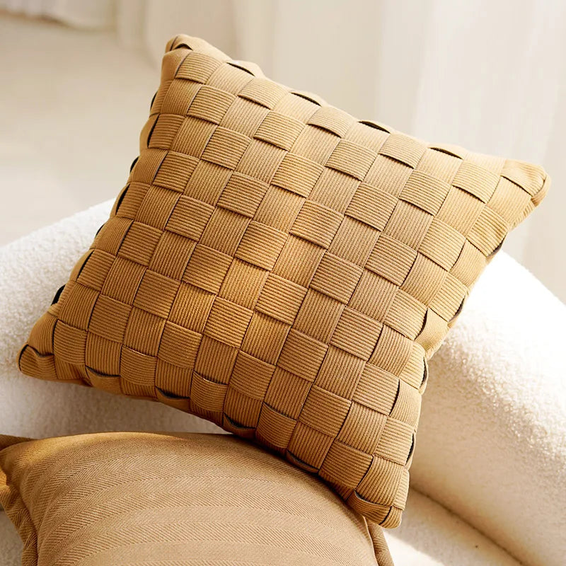 Animal Print and Abstract Pattern Pillow Cover – 17.72 x 17.72 Inch
