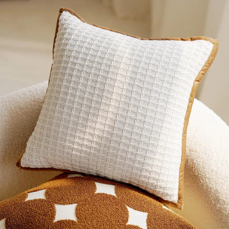Animal Print and Abstract Pattern Pillow Cover – 17.72 x 17.72 Inch