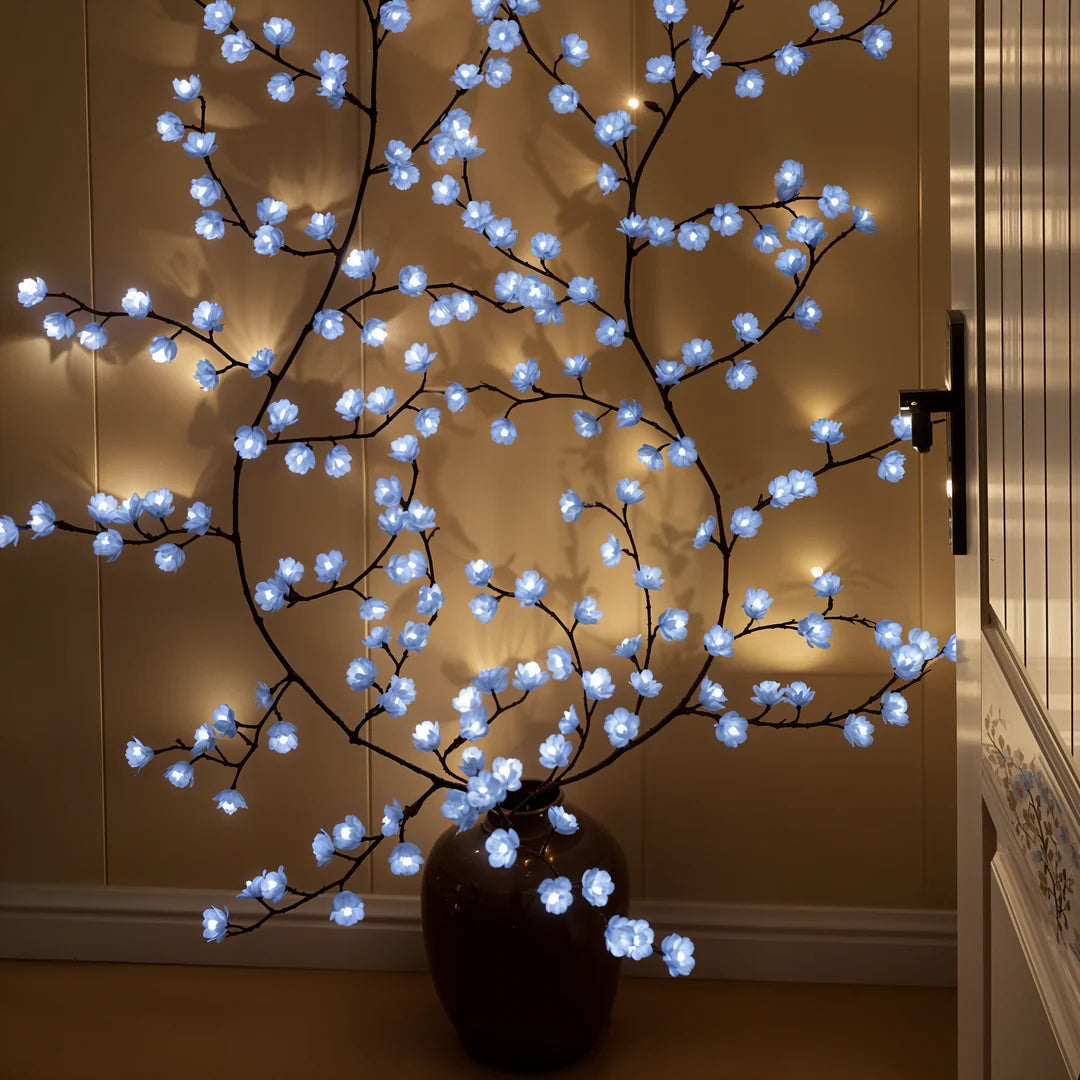 LED Wall Lamp with Cherry Blossom Design