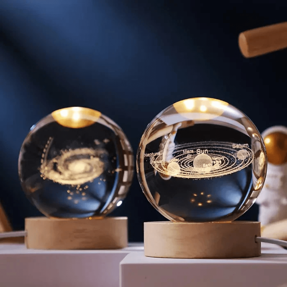 Starlight Glass Sphere Lamp for Cozy Spaces