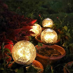 Magical Solar Glass Orb Light for Enchanting Ambiance