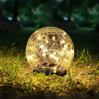 Magical Solar Glass Orb Light for Enchanting Ambiance