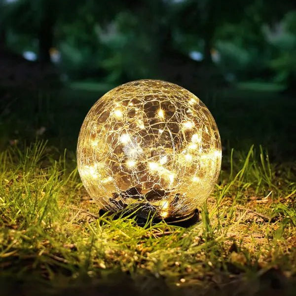 Magical Solar Glass Orb Light for Enchanting Ambiance