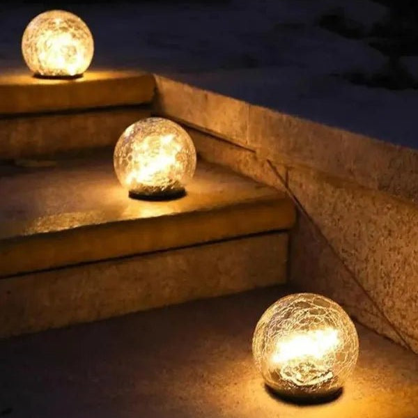 Magical Solar Glass Orb Light for Enchanting Ambiance