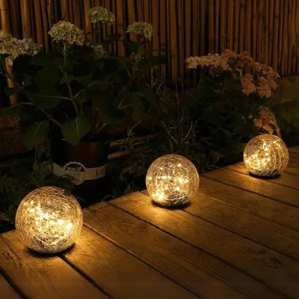 Magical Solar Glass Orb Light for Enchanting Ambiance