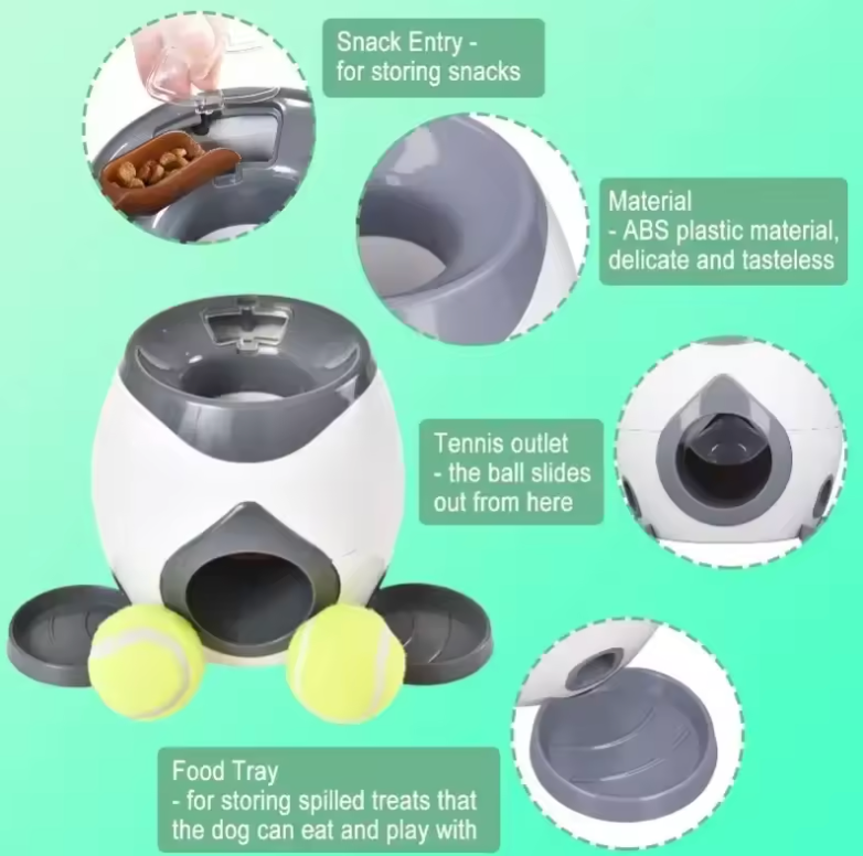 Exciting Fetch and Treat Toy for Active Pets