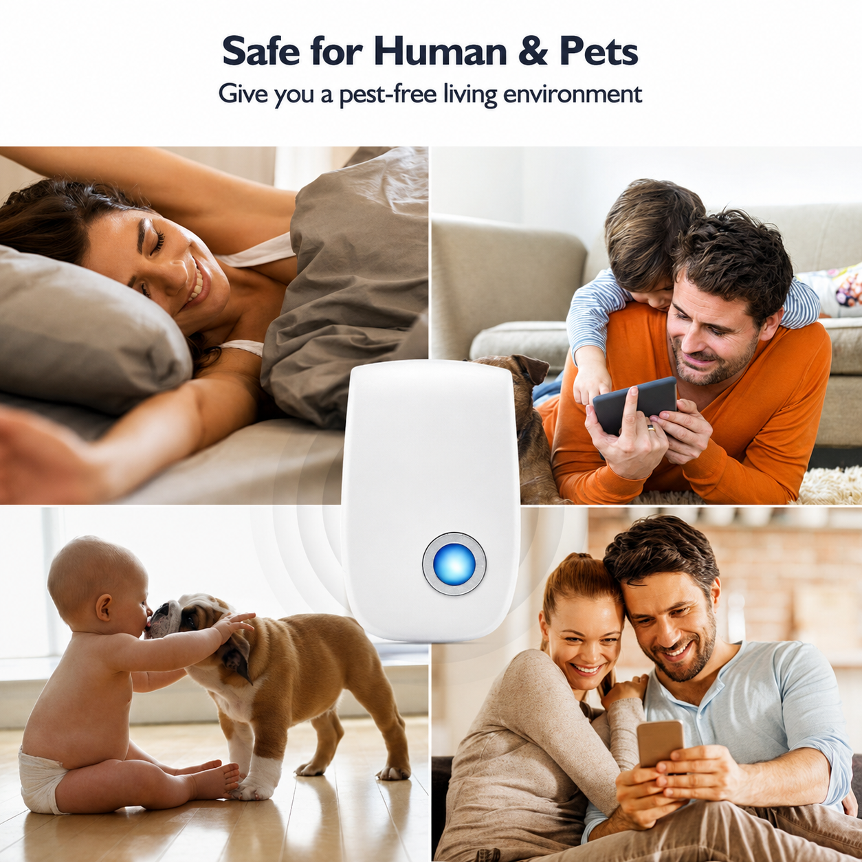 Ultrasonic Pest Control Device – Eco-Friendly Insect Repellent