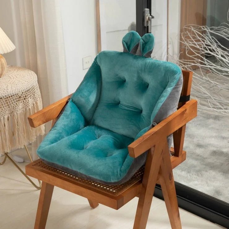 Supportive Memory Foam Seat Cushion – Elegant Velvet Style