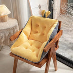 Supportive Memory Foam Seat Cushion – Elegant Velvet Style