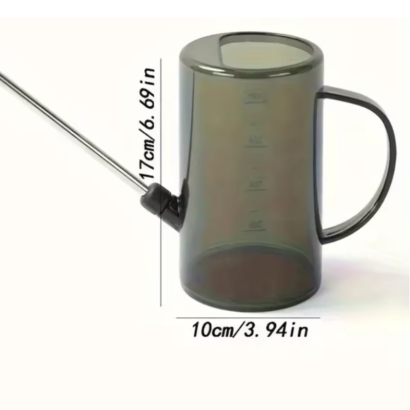 Stylish Stainless Steel Watering Can with Precision Spout
