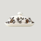 Charming Ceramic Butter Keeper with Elegant Lid