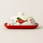 Charming Ceramic Butter Keeper with Elegant Lid
