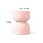 Scandinavian Minimalist Accent Table with Hourglass Shape