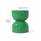 Scandinavian Minimalist Accent Table with Hourglass Shape