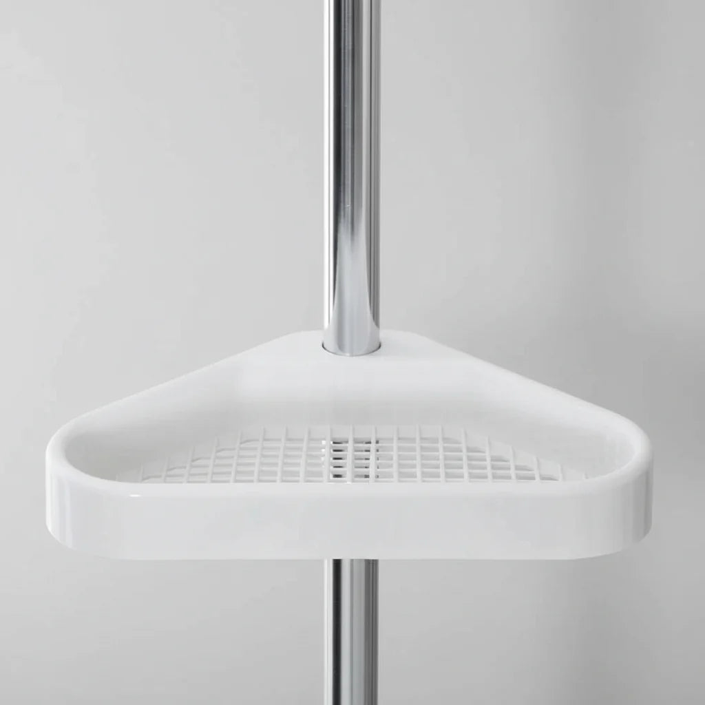 Adjustable Corner Shower Storage Rack with Tension Pole