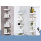 Adjustable Corner Shower Storage Rack with Tension Pole