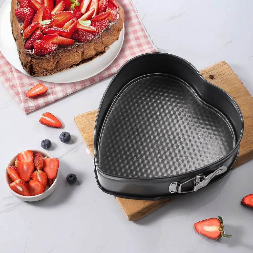 Charming Heart-Shaped Nonstick Baking Pan