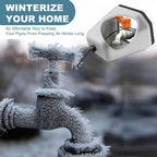 Insulated Foam Covers for Outdoor Faucets - Winter Freeze Protection