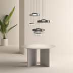 Bauhaus Inspired Hanging Light – Glass Pendant Fixture