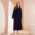 Long Sleeve Warm Lounge Robe for Winter