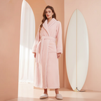 Long Sleeve Warm Lounge Robe for Winter
