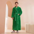 Long Sleeve Warm Lounge Robe for Winter