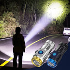 Compact LED Torch - Rechargeable, Waterproof Mini Flashlight