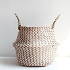 Woven Plant Basket for Storage – Bohemian Decorative Accent