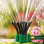 360-Degree Sprinkler with Multiple Nozzles for Complete Garden Irrigation