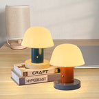 Contemporary LED Desk Lamp with Rechargeable Mushroom Design