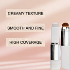 Hydrating Cream Makeup Stick with Color Changing Formula and Soft Brush
