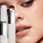 Hydrating Cream Makeup Stick with Color Changing Formula and Soft Brush