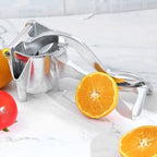 Manual Stainless Steel Citrus Press for Fresh Juice Extraction