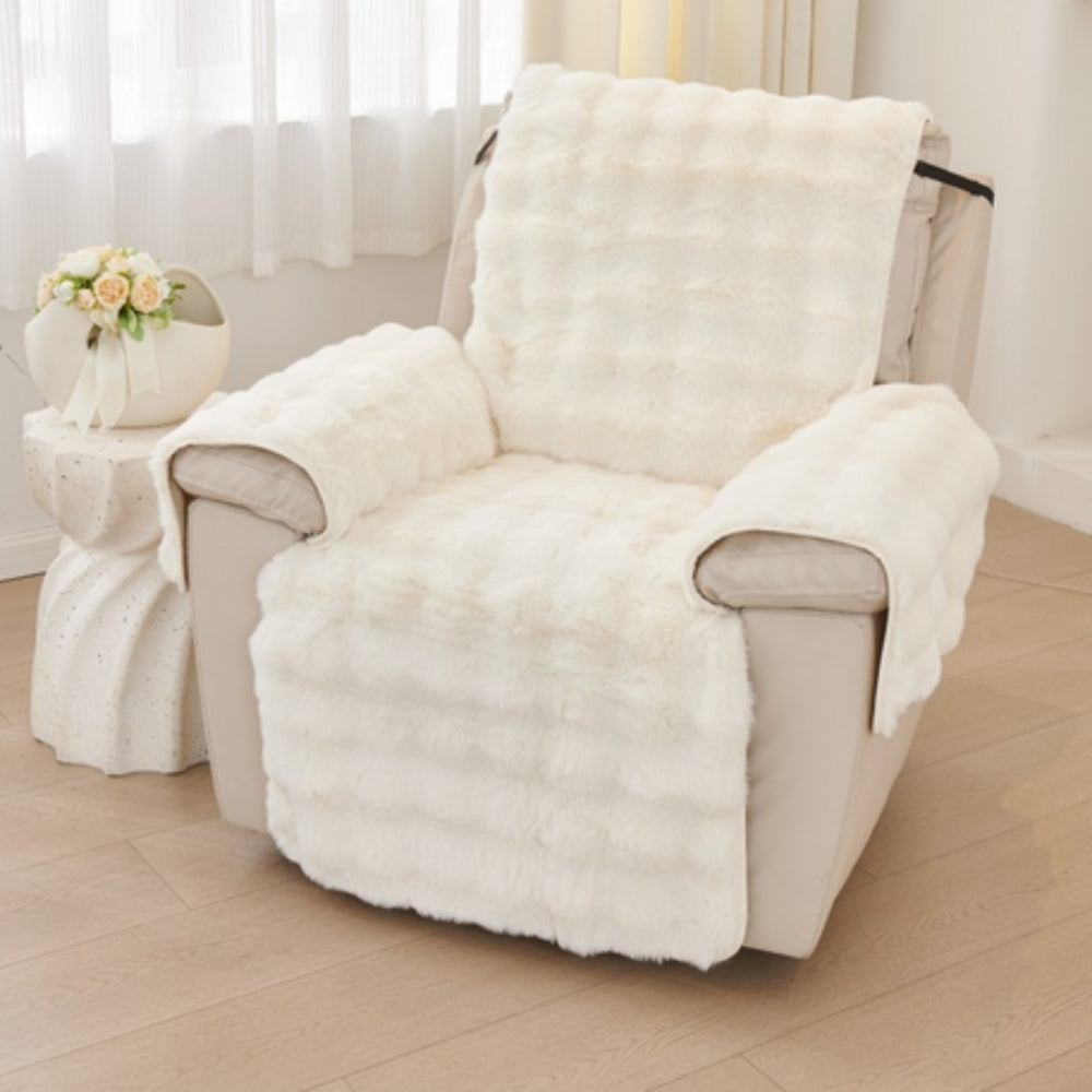 Pet-Friendly Microfiber Recliner Cover in Luxurious Faux Fabric
