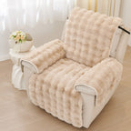 Pet-Friendly Microfiber Recliner Cover in Luxurious Faux Fabric