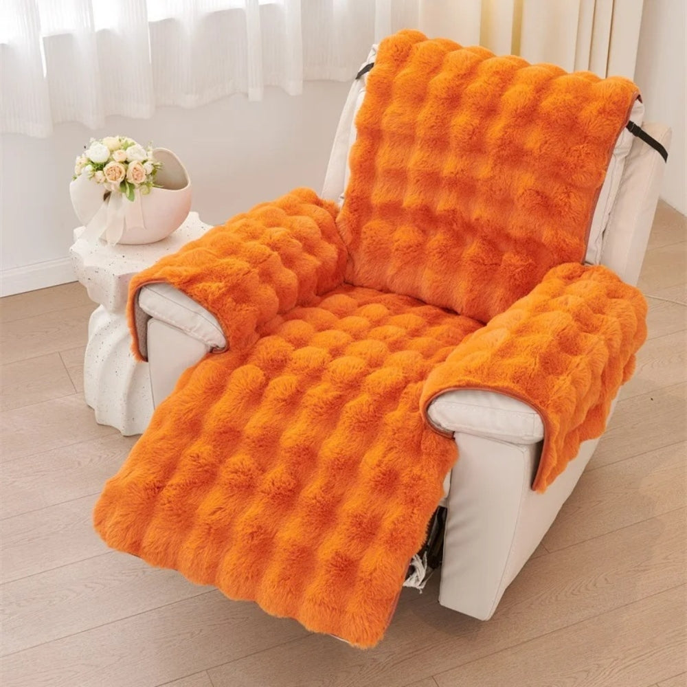 Pet-Friendly Microfiber Recliner Cover in Luxurious Faux Fabric