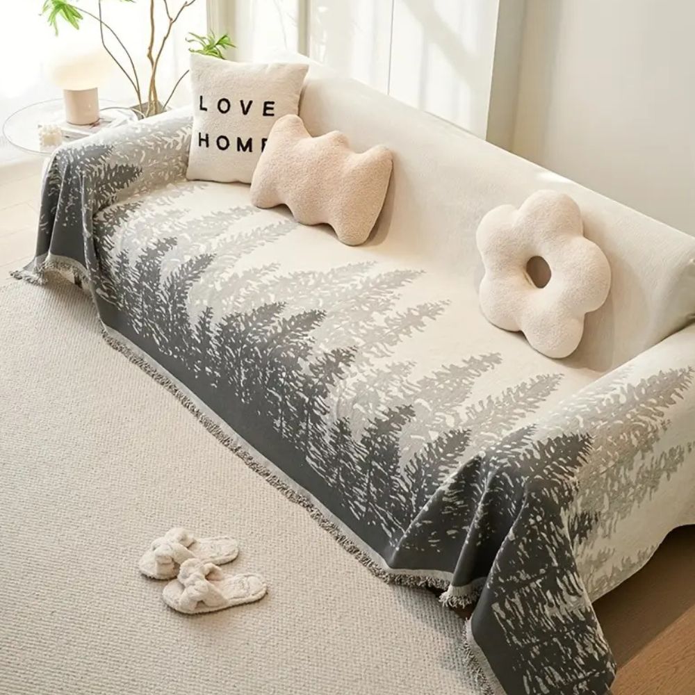 Tree Pattern Sofa Cover - Versatile Protection for Your Couch
