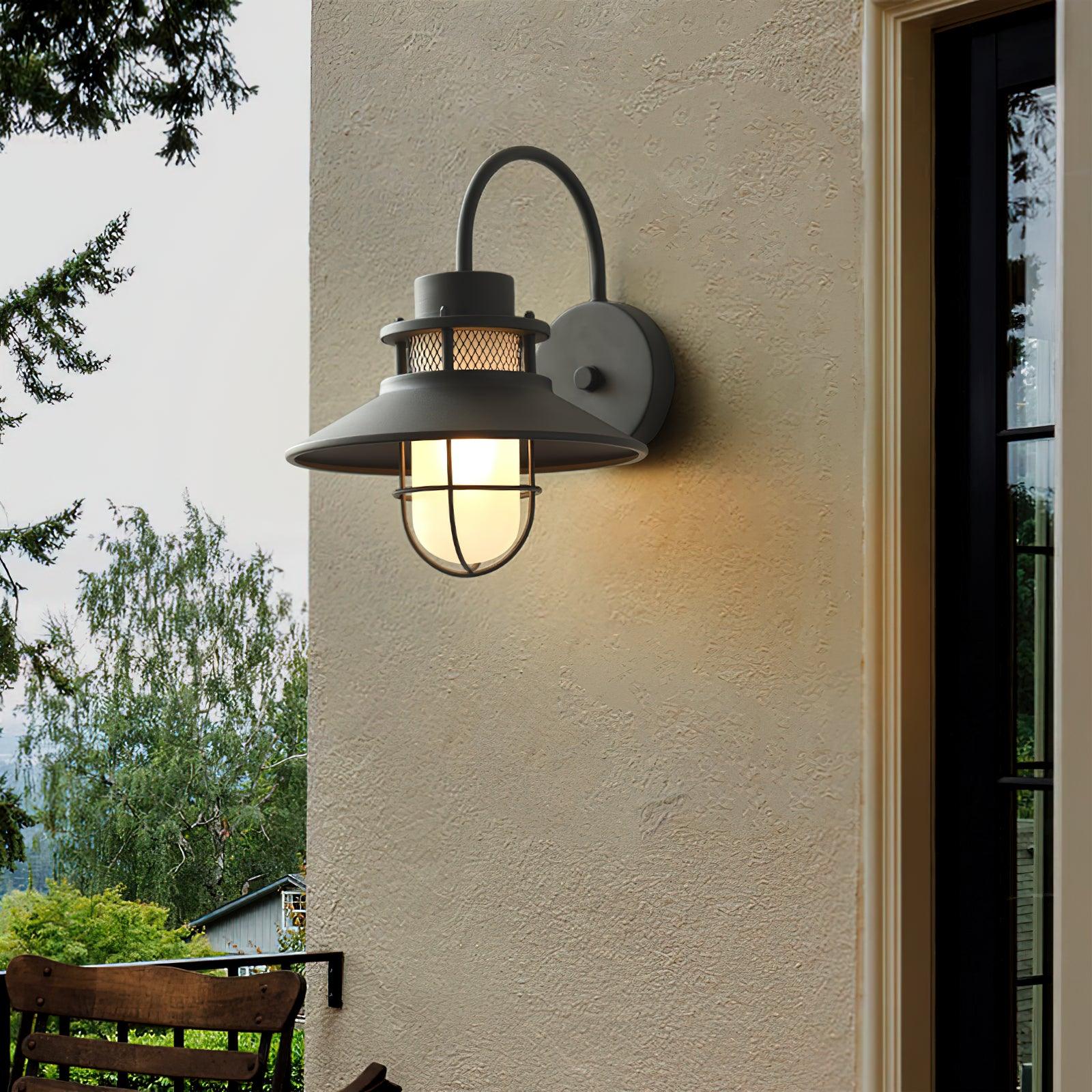 Waterproof Industrial Wall Light for Outdoor Use