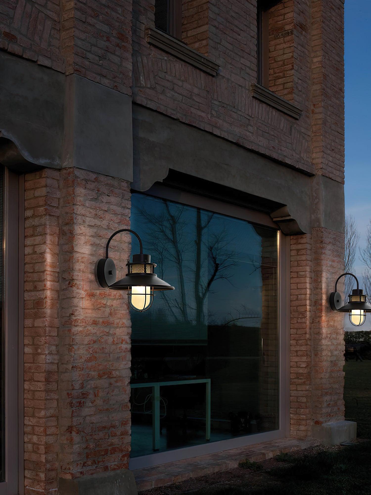 Waterproof Industrial Wall Light for Outdoor Use