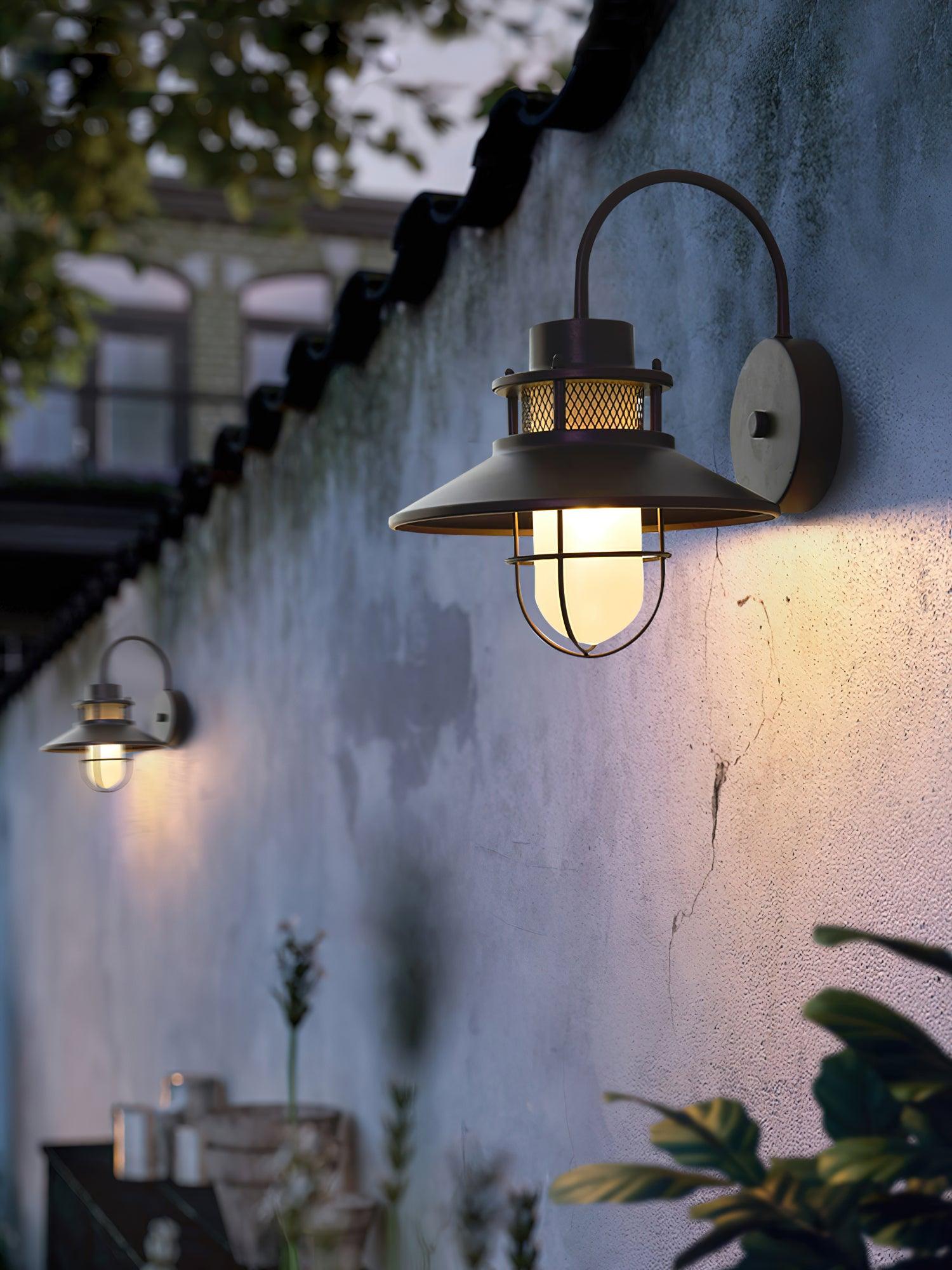 Waterproof Industrial Wall Light for Outdoor Use