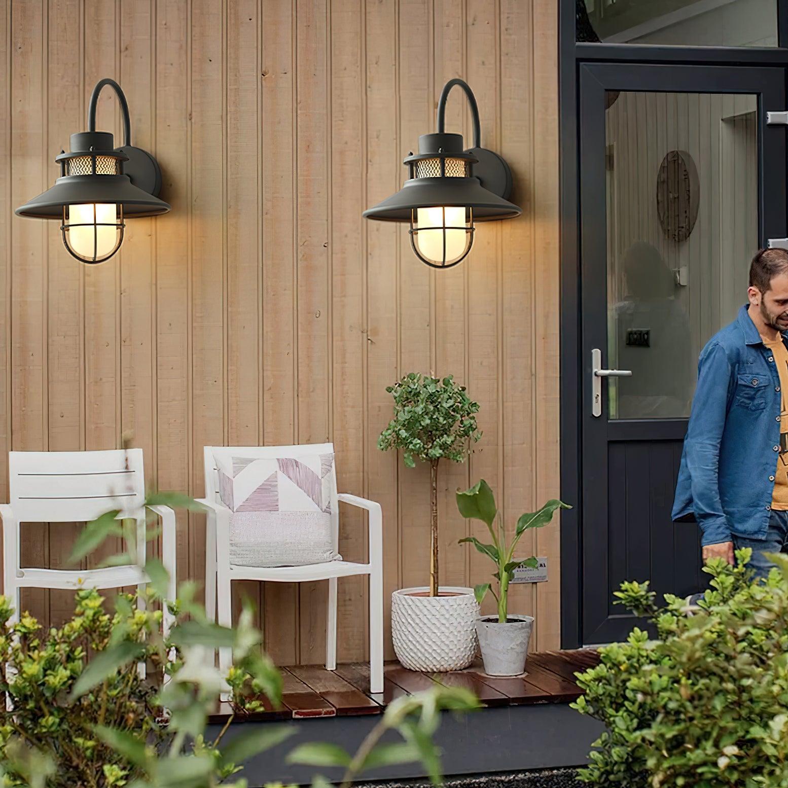 Waterproof Industrial Wall Light for Outdoor Use