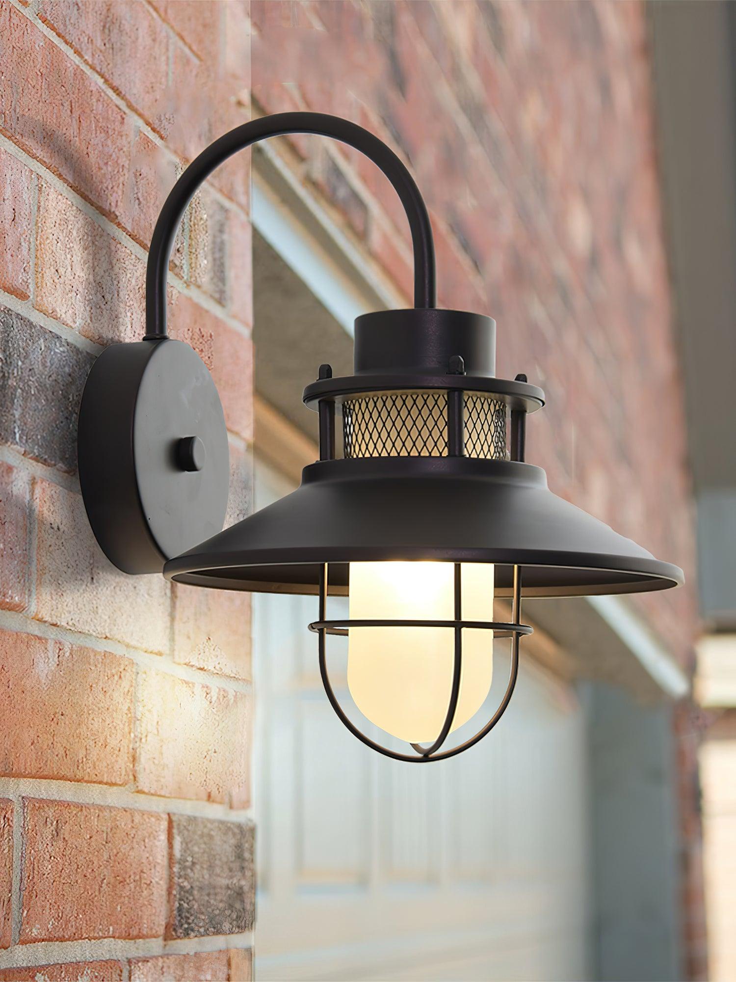 Waterproof Industrial Wall Light for Outdoor Use