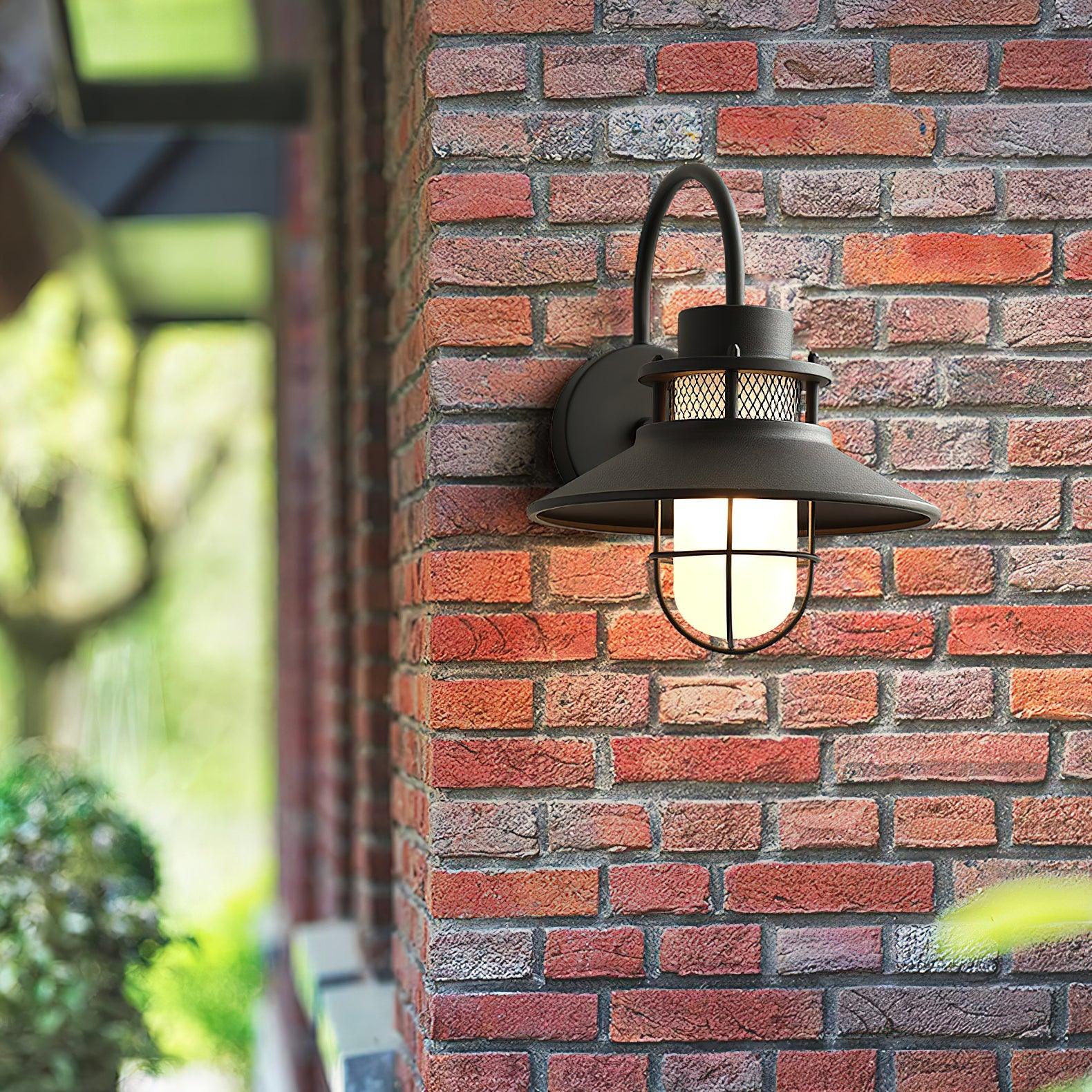Waterproof Industrial Wall Light for Outdoor Use