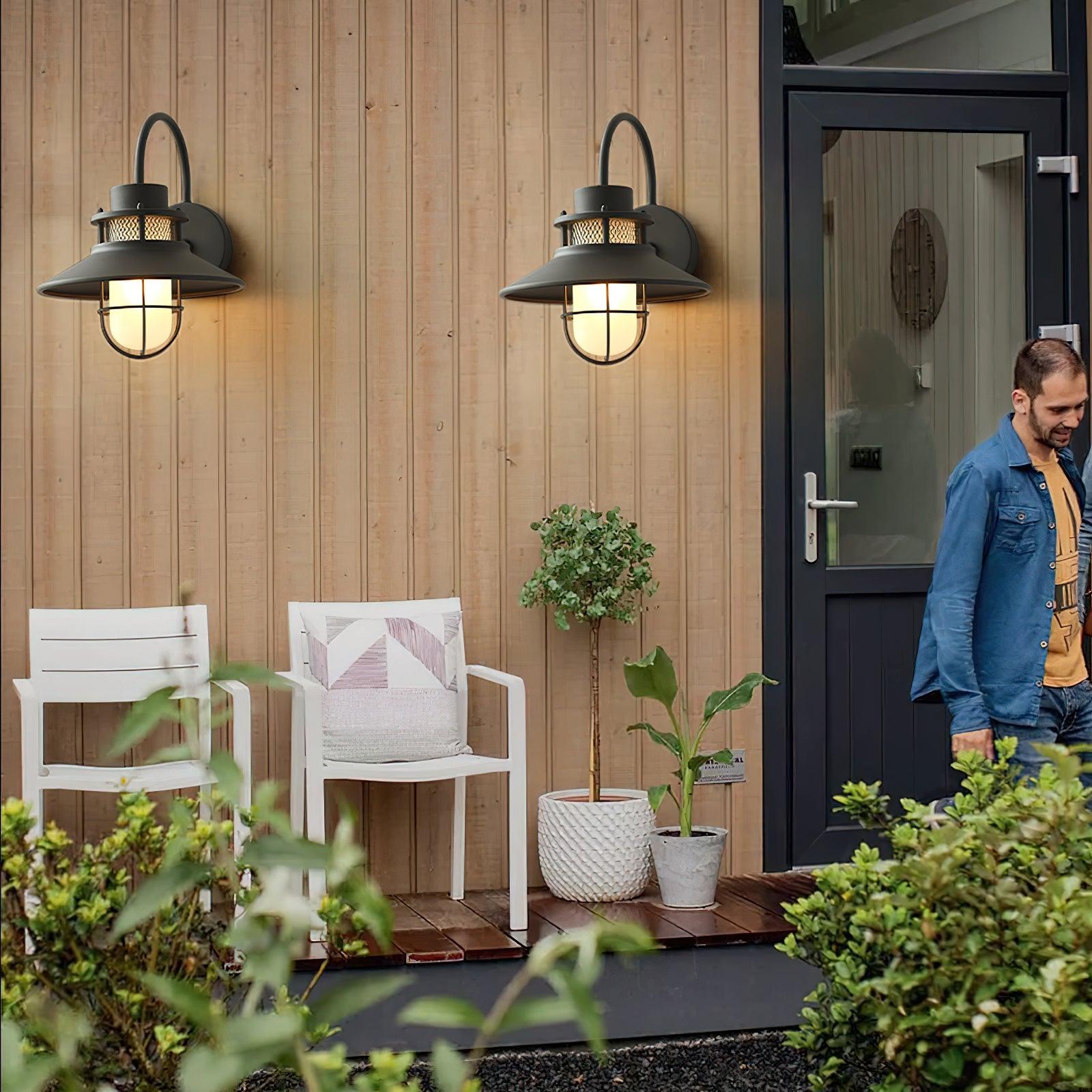 Waterproof Industrial Wall Light for Outdoor Use
