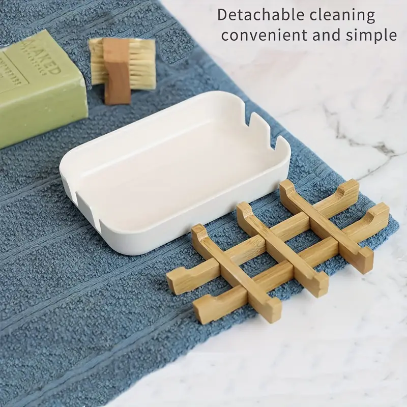 Elegance Eco-Friendly Soap Holder in Bamboo Design