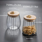 NordicFresh Tea and Snack Keeper Jar