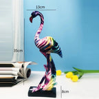 Elegant Resin Flamenco Figure – Stylish Home and Room Decoration for Living Area