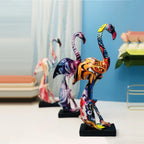 Elegant Resin Flamenco Figure – Stylish Home and Room Decoration for Living Area