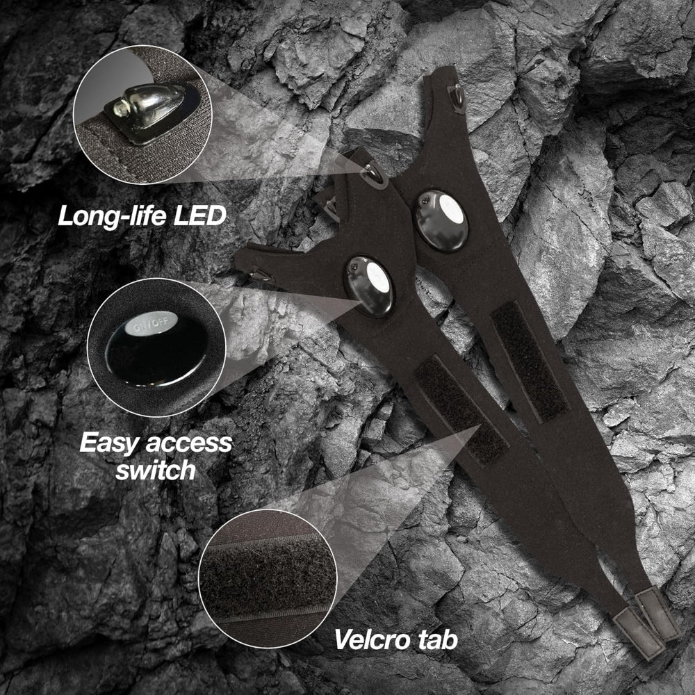 LED Finger Lights on Gloves – Outdoor Work Flashlight Tool